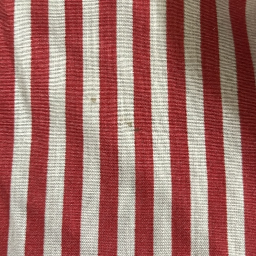 Vintage RoVel of California Red and White Striped Button-Up Blouse - Picture 8 of 8